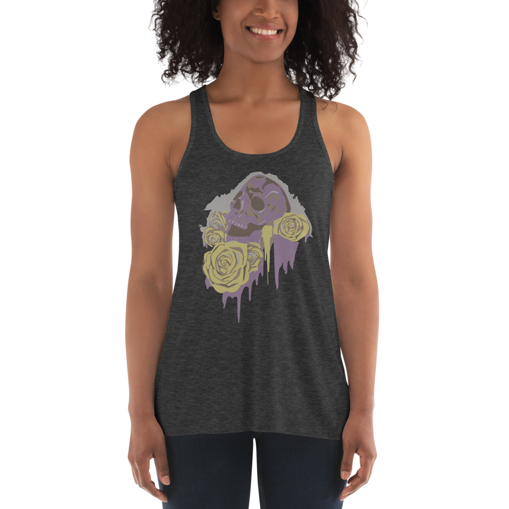 Skull 'N' Roses Women’s Loose Fit Racerback Tank