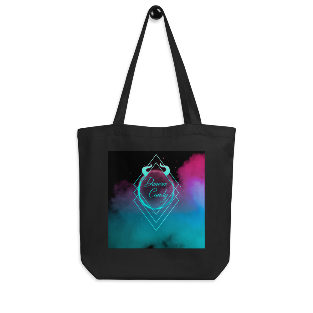 Diamond Series Neon Lagoon Organic Canvas Tote Bag