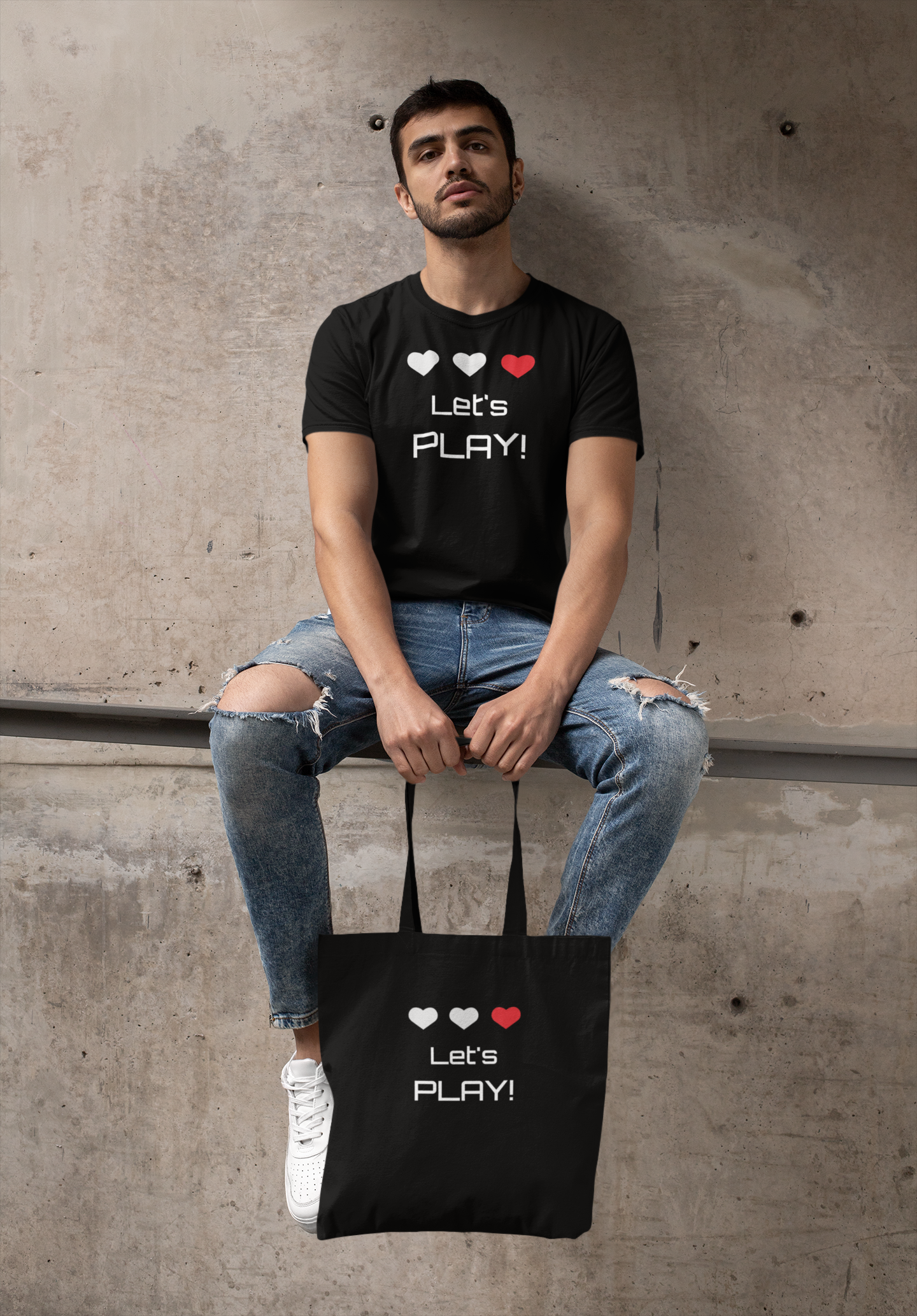 Let's Play Gamer Casual Short-Sleeve T-Shirt Men’s, Women’s, Unisex