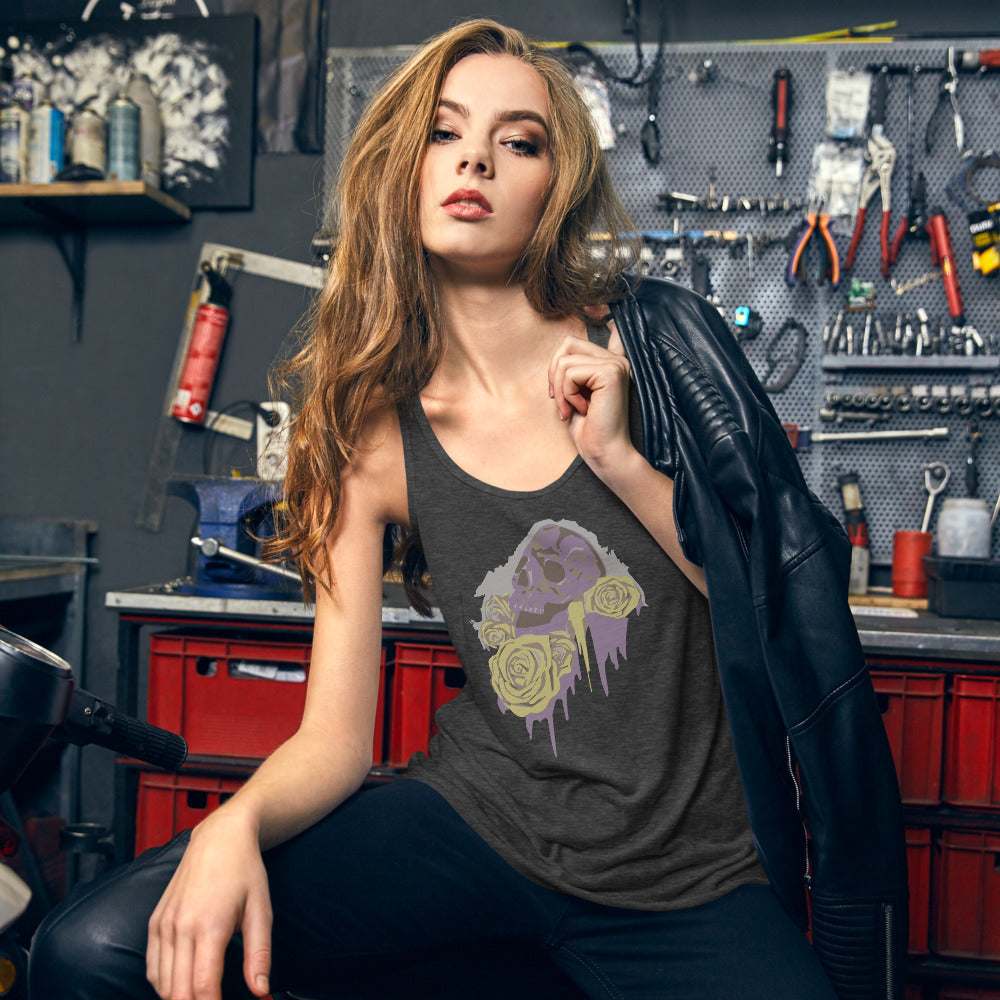 Skull 'N' Roses Women’s Loose Fit Racerback Tank