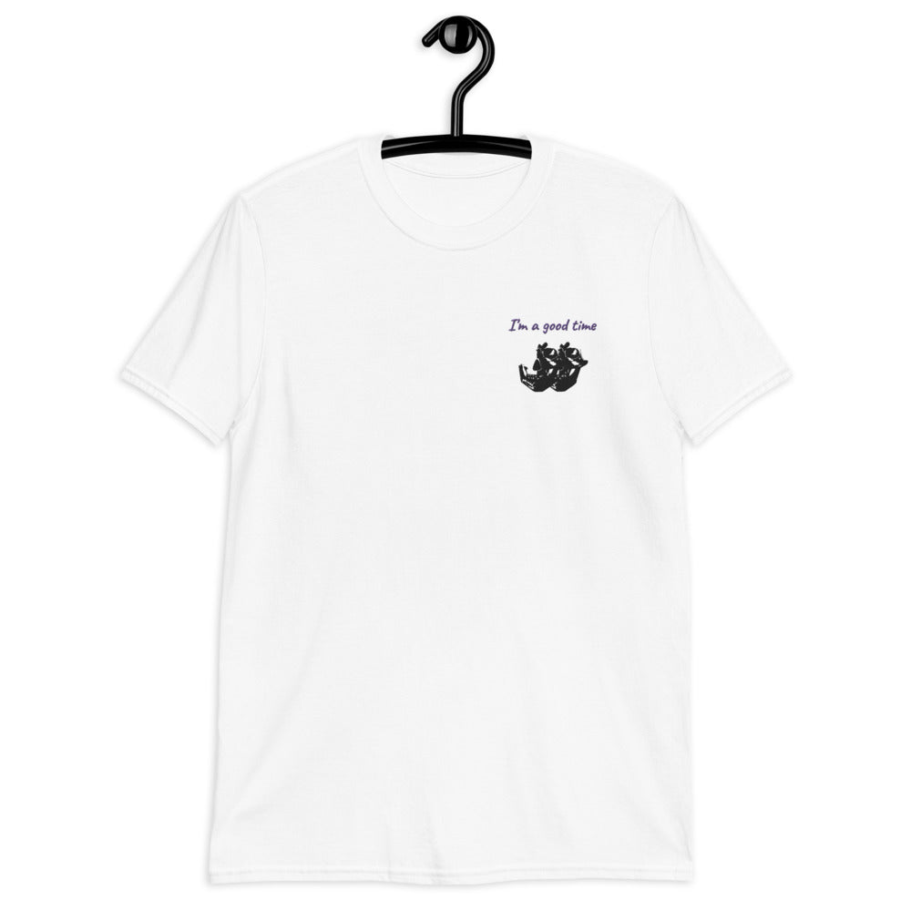 Embroidered I'm a Good Time Shady Skulls Short-Sleeve T-Shirt Men's Women's Unisex