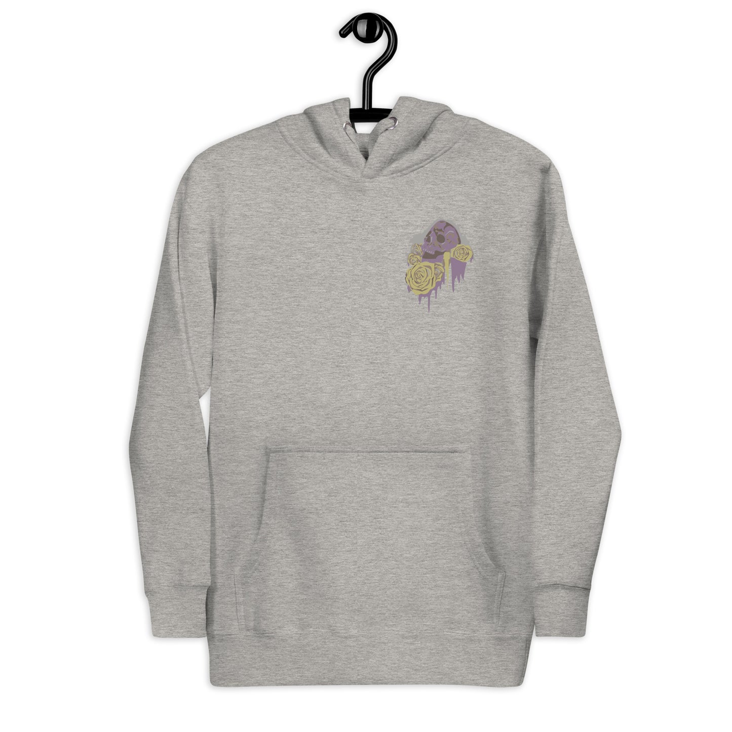 Skull 'N' Roses Fleece Hoodie Mens/Womens/Unisex