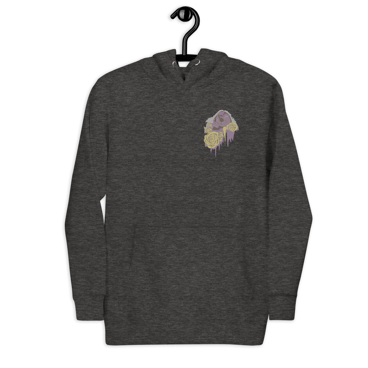 Skull 'N' Roses Fleece Hoodie Mens/Womens/Unisex