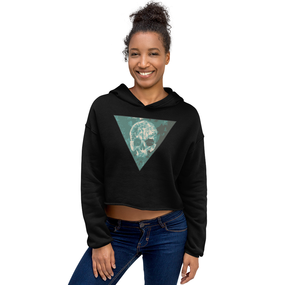 Toxic Forest Demon Candy Crop Top Cropped Hoodie