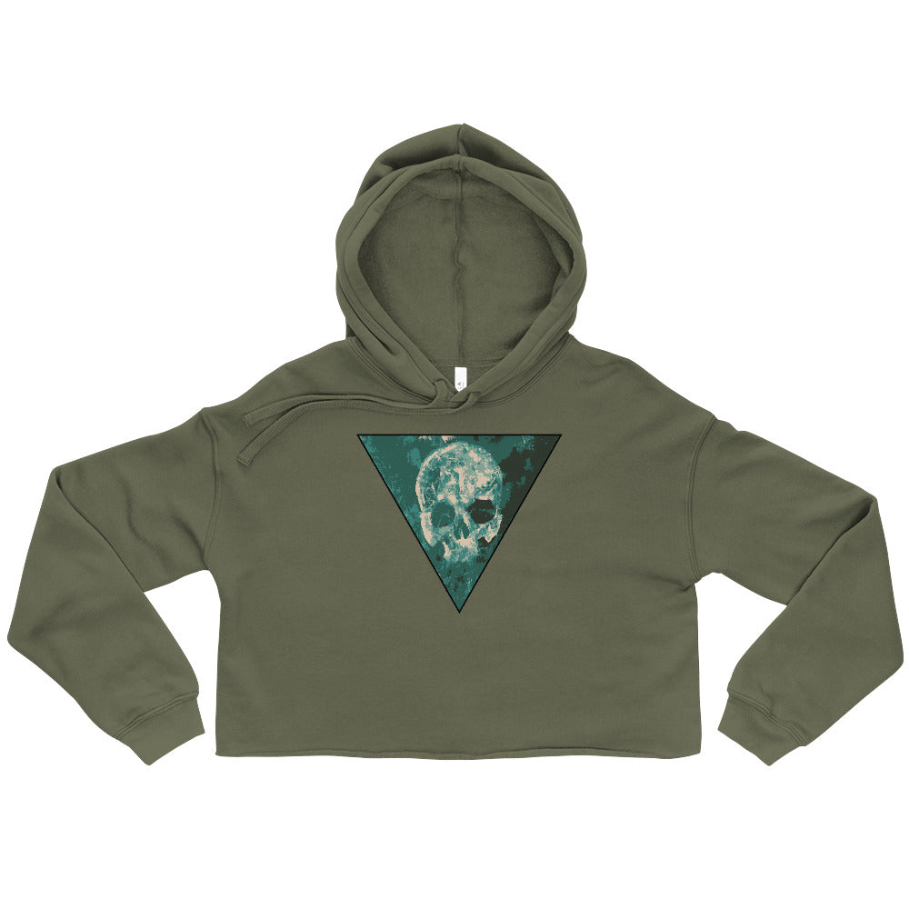 Toxic Forest Demon Candy Crop Top Cropped Hoodie