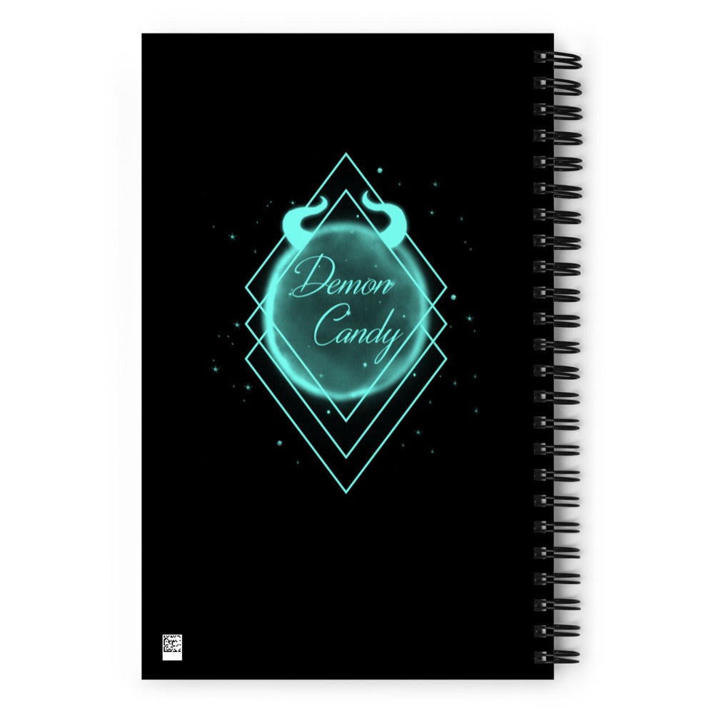 Diamond Series - Neon Lagoon - Spiral Notebook Dotted Pages Bullet Journal