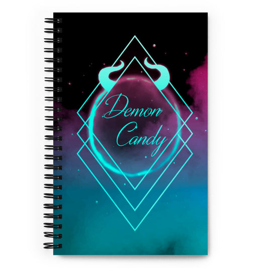 Diamond Series - Neon Lagoon - Spiral Notebook Dotted Pages Bullet Journal
