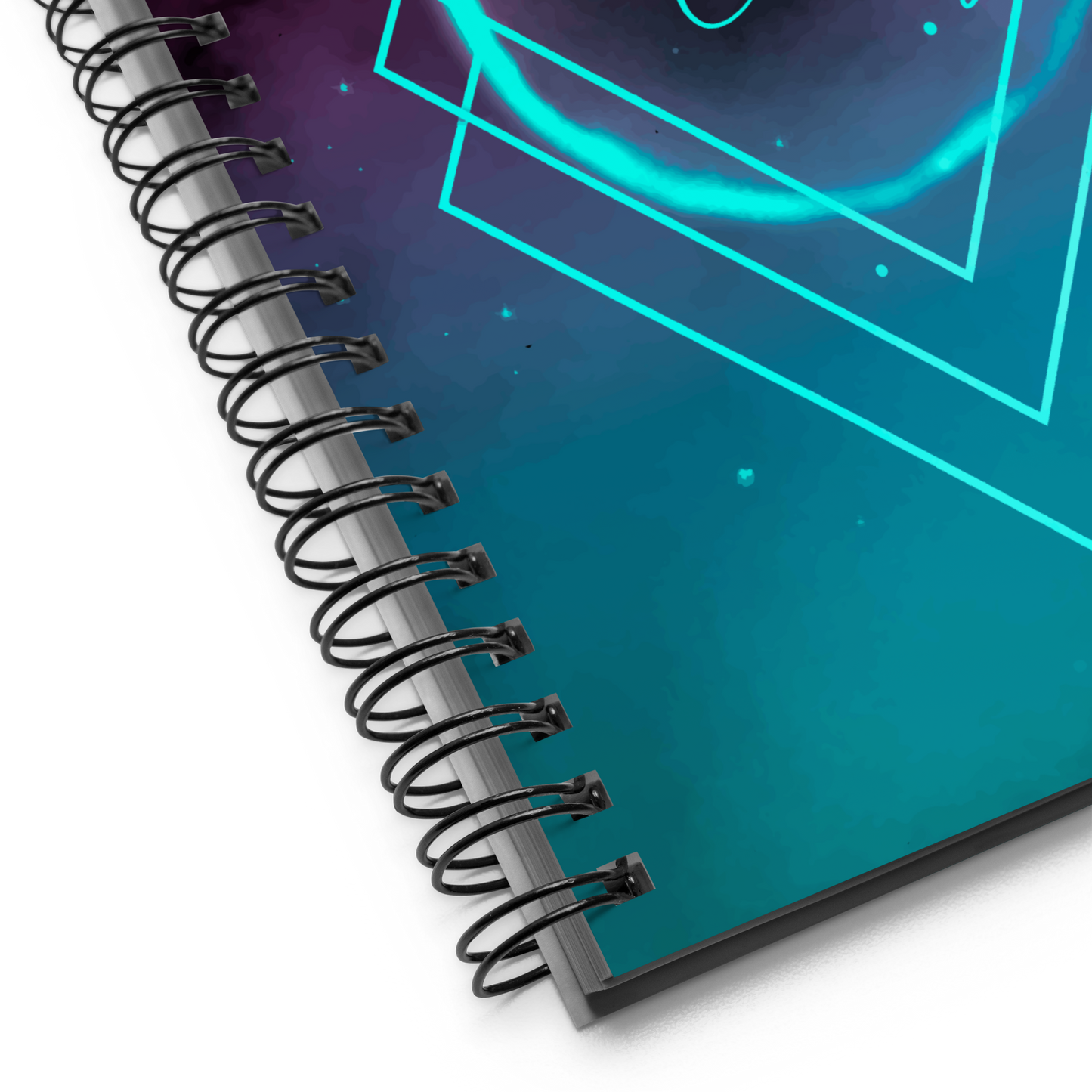 Diamond Series - Neon Lagoon - Spiral Notebook Dotted Pages Bullet Journal